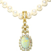 Jacques' Opal and Diamond Clip-On