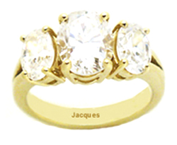 Jacques Oval Engagement Ring 3OD510