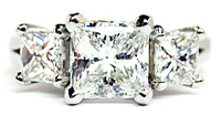 Kelly Ann Princess Diamond Ring